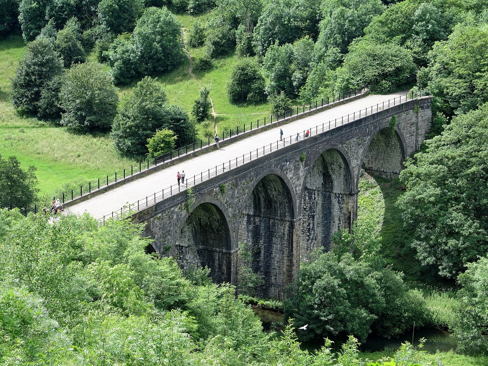 Headstone Viaduct carries the Monsal Trail across the Wye valley, giving a former railway a different public life.