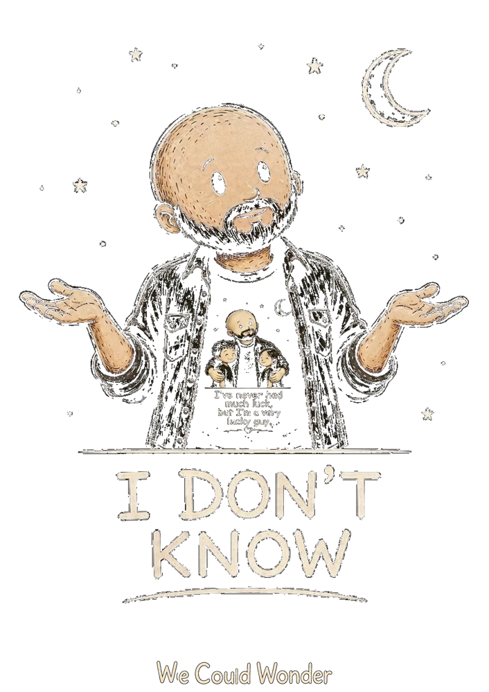 The illustrated I Don’t Know design